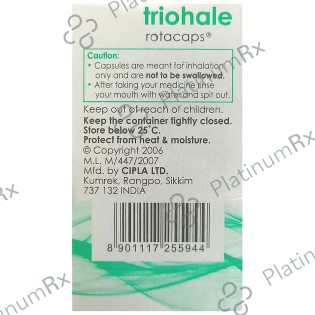 Triohale 400/12/18mcg Rotacap 30s