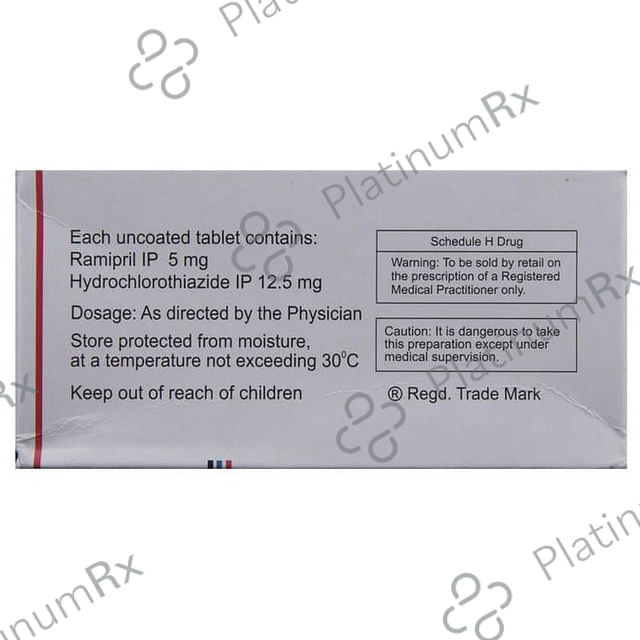 Ramcor H 5 12.5/5mg Tablet 10s