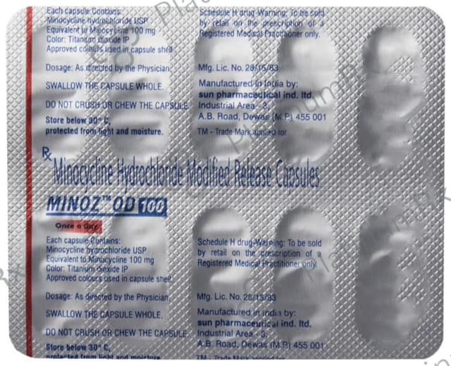 Minoz OD 100mg Capsule MR 10s