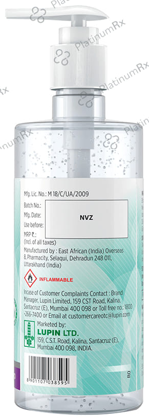 Lupin Lupisafe Hand Sanitizer 500 Sanitizer