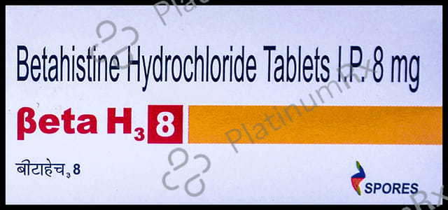 Beta H3 8mg Tablet 10s