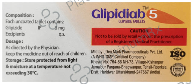 Glipidiab 5mg Tablet 10s