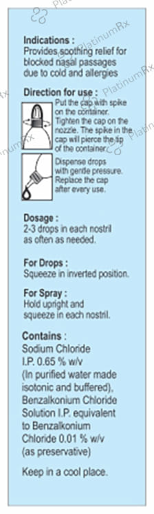 Silovin 0.65% Nasal Drop 15ml