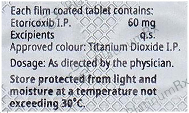 Etorizer 60mg Tablet 15s
