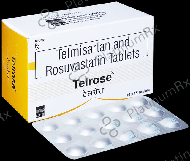 Telrose 10/40mg Tablet 15s