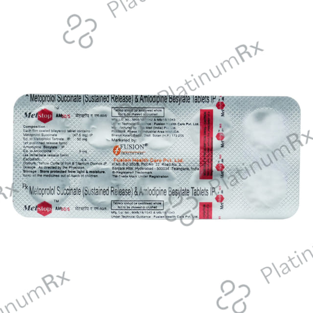 Metstop AM 5/50mg Tablet 10s