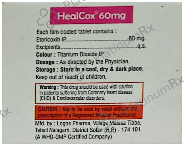 Healcox 60mg Tablet 10s