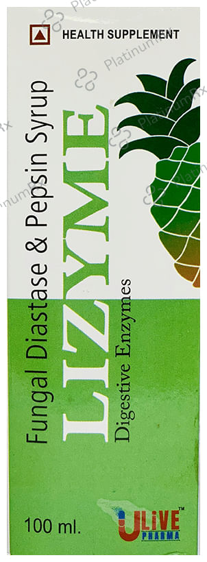 Lizyme Digestive Enzyme Sugar Free Syrup 100 ml