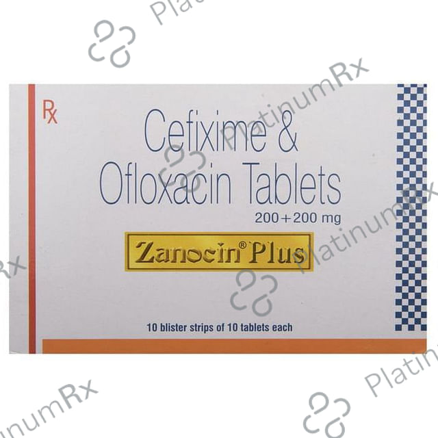 Zanocin Plus 200/200mg Tablet 10s