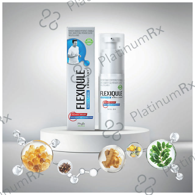 Flexiqule Emollient for Instant Relief from Chronic Joint Stiffness & Pain