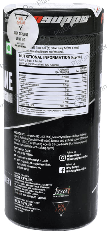 Pro Supps L- Arginine Tablet