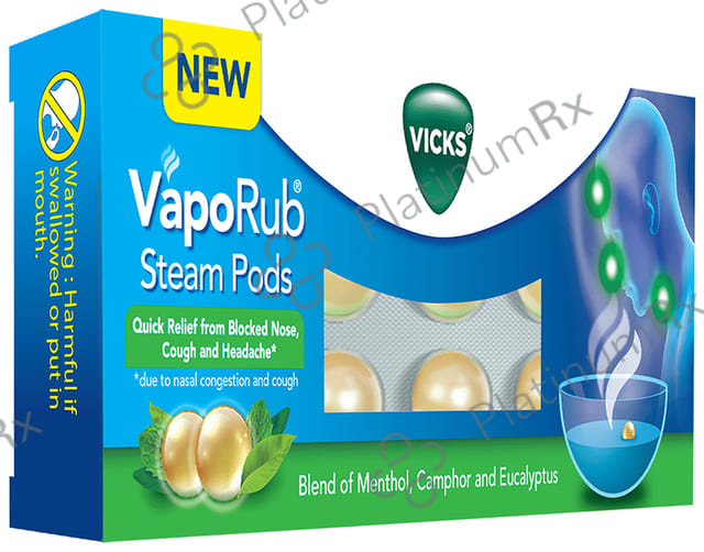 Vicks VapoRub Steam Pods 10s