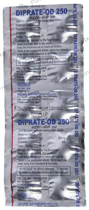 Diprate OD 250mg Tablet ER 10s