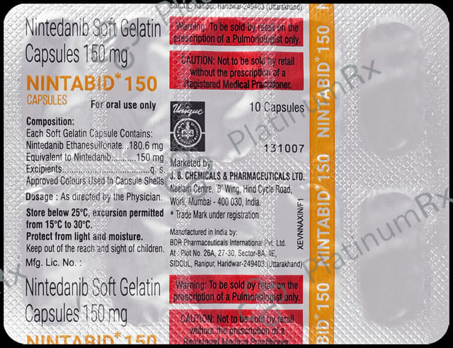 Nintabid 150mg Capsule