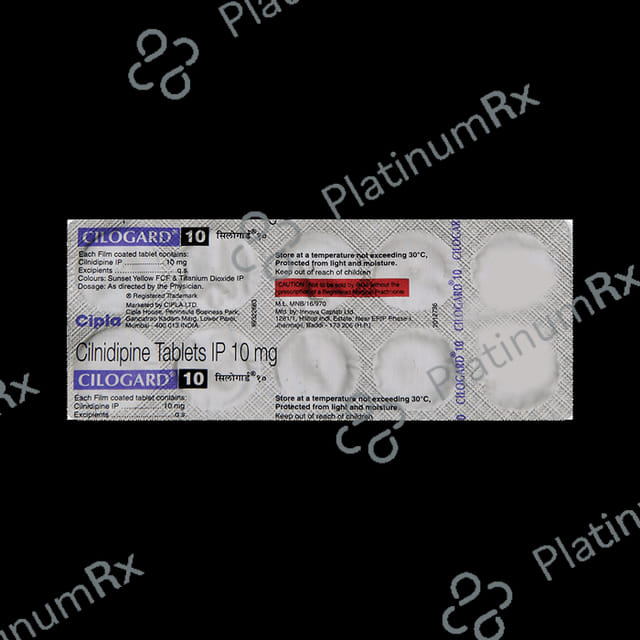Cilogard 10mg Tablet 10s