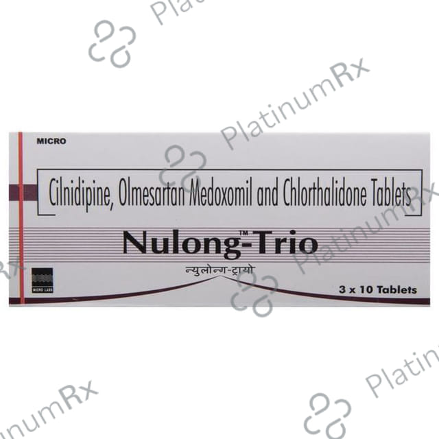 Nulong Trio 20/10/12.5mg Tablet 10s
