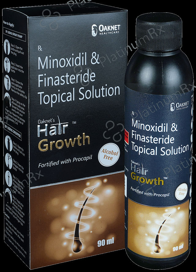 Oaknet's Hair Growth Topical Solution Alcohol Free