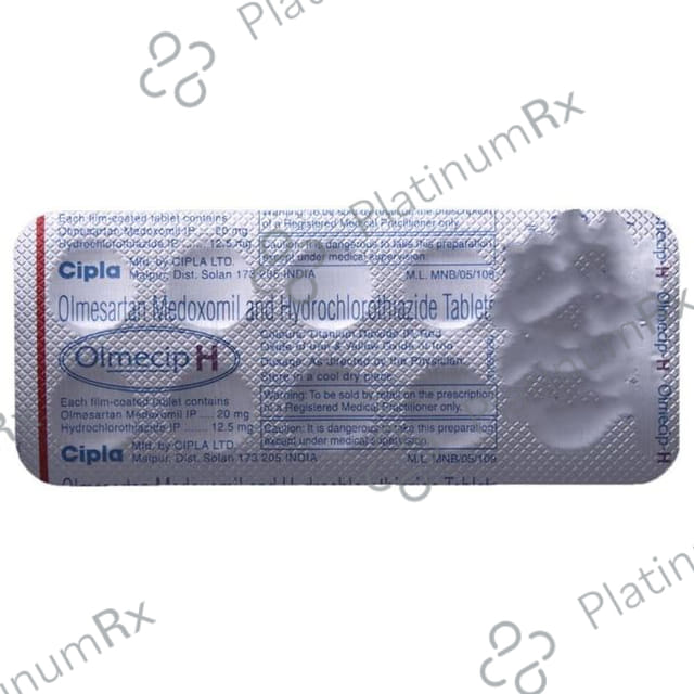 Olmecip H 12.5/20mg Tablet 10s