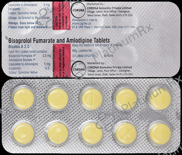 Bisobis A 5mg/2.5mg Tablet