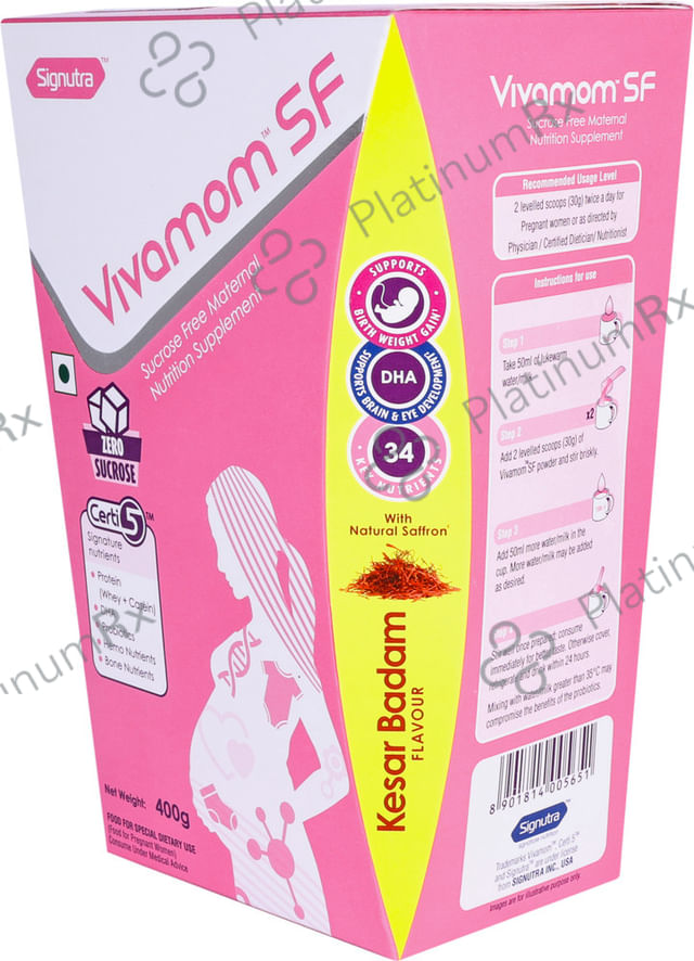 Vivamom SF Kesar Badam Powder 400gm