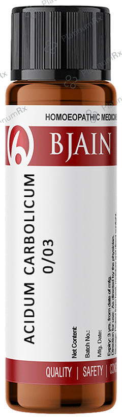 Bjain Acidum Carbolicum Globules 0/3 LM