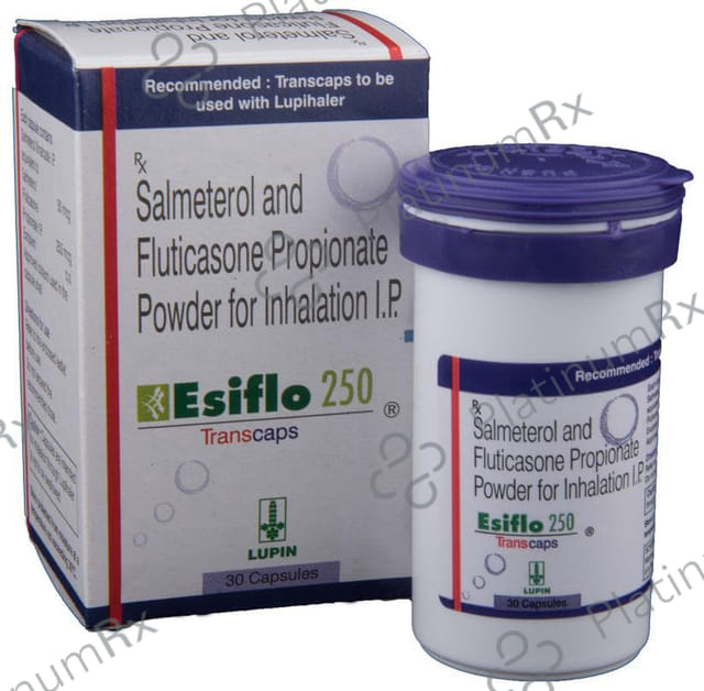 Esiflo 250/50mcg Transcaps 30s