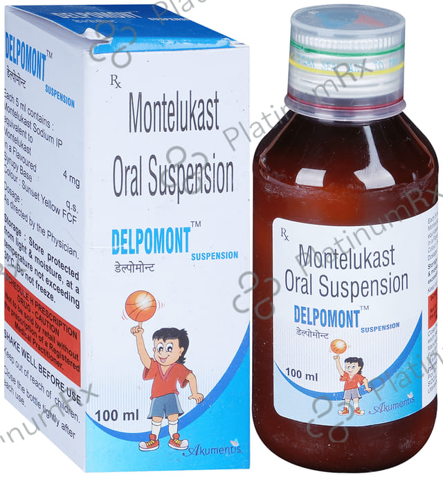 Delpomont 4mg Oral Suspension 100ml