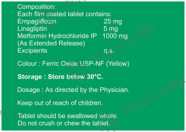 Empaglyde LM 25/1000 Tablet 10s