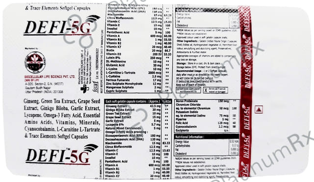 Defi 5G Softgel Capsule 10s