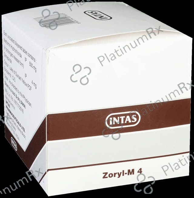 Zoryl M4 4/500mg Tablet PR 15s