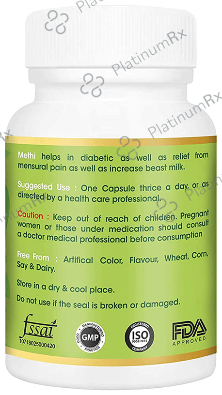 Vitagreen Methi 500mg Capsule
