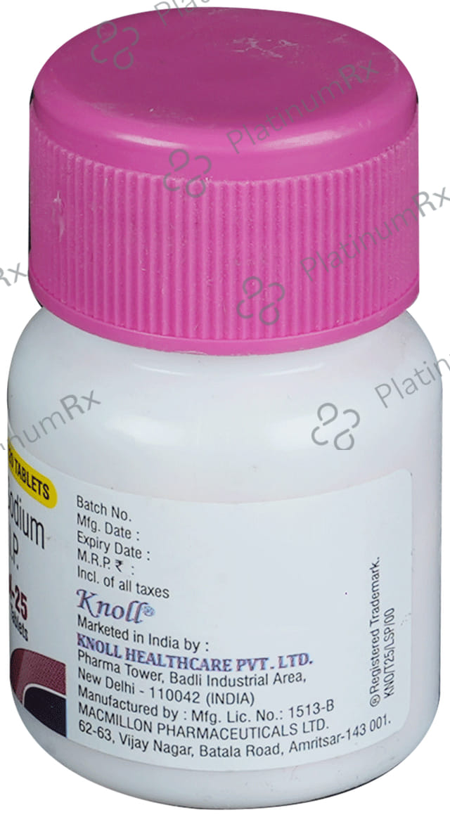 Thyroxinol 25mcg Tablet 120s
