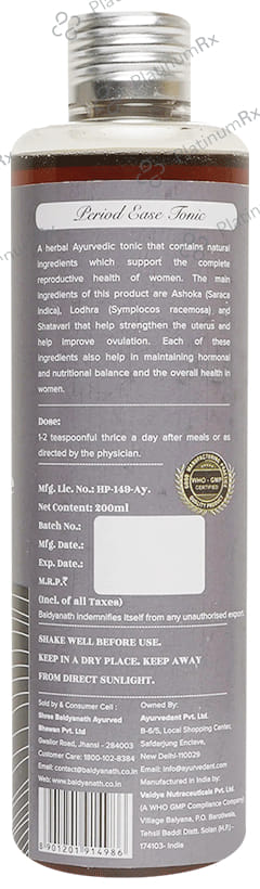 Ayurvedant Period Ease Tonic