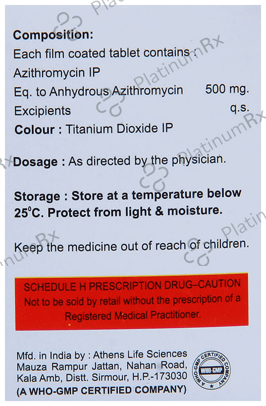 Azithromed 500 Tablet