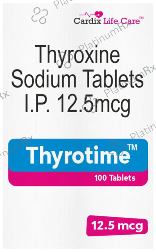 Thyrotime 12.5mcg Tablet 100s
