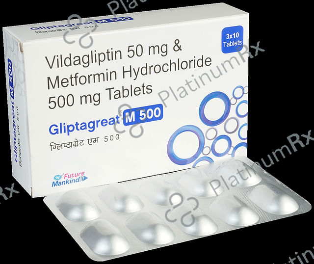 Gliptagreat M 500/50mg Tablet 10s