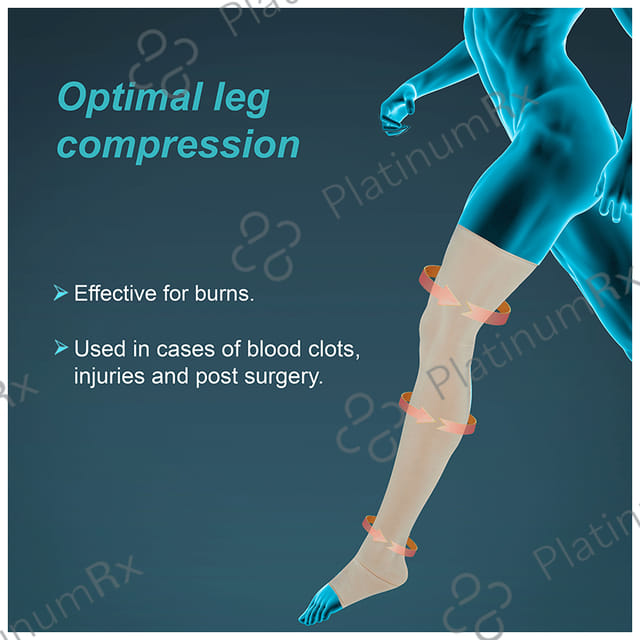Tynor I 70 Medical Compression Stocking Mid Thigh Medium 1s