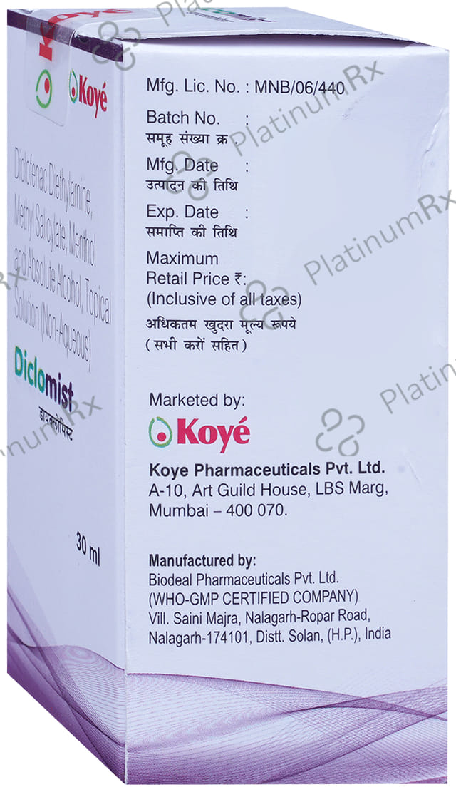Diclomist Topical Solution 30ml
