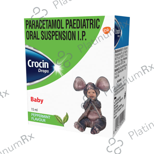 Crocin Baby Drop Peppermint 15ml