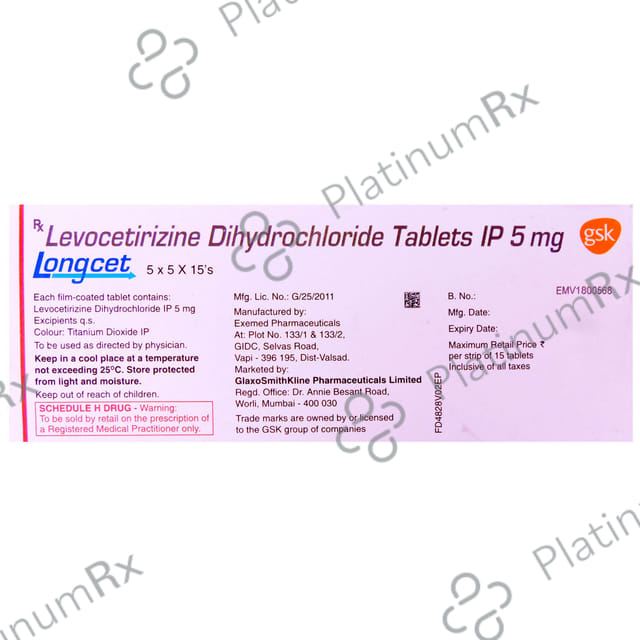 Longcet 5mg Tablet 15s