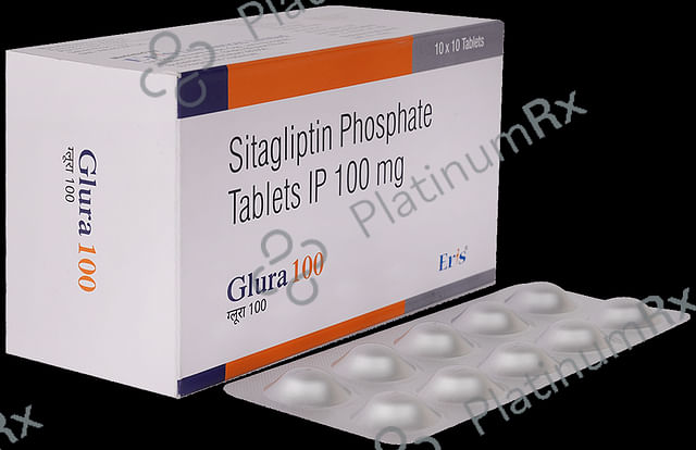 Glura 100mg Tablet 10s