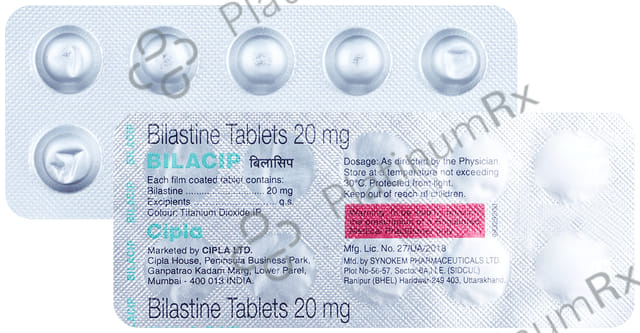 Bilacip 20mg Tablet 10s