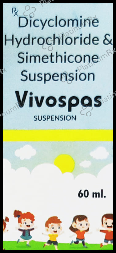 Vivospas 60/40mg Oral Suspension 60ml