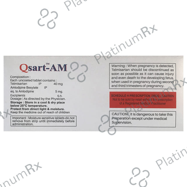 Qsart AM 5/40mg Tablet 10s