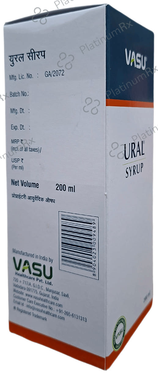 Vasu Ural Syrup 200 ml
