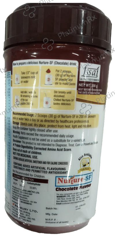 Nurture Nurture-SF Powder Chocolate