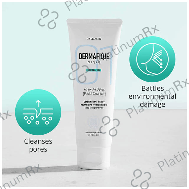 Dermafique Normal-Dry Absolute Detox Facial Cleanser