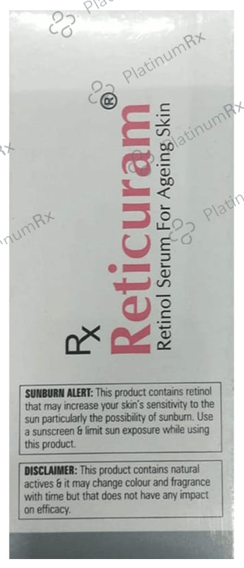 Fixderma Reticuram Retinol Serum - Reduces Fine Lines & Wrinkles