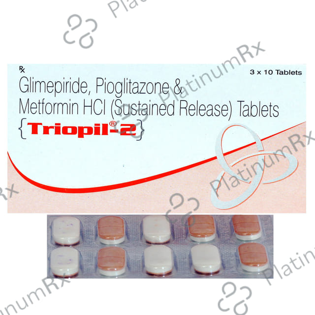 Triopil 2mg/500mg/7.5mg Tablet 10s