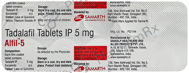 Alfil 5mg Tablet 10s
